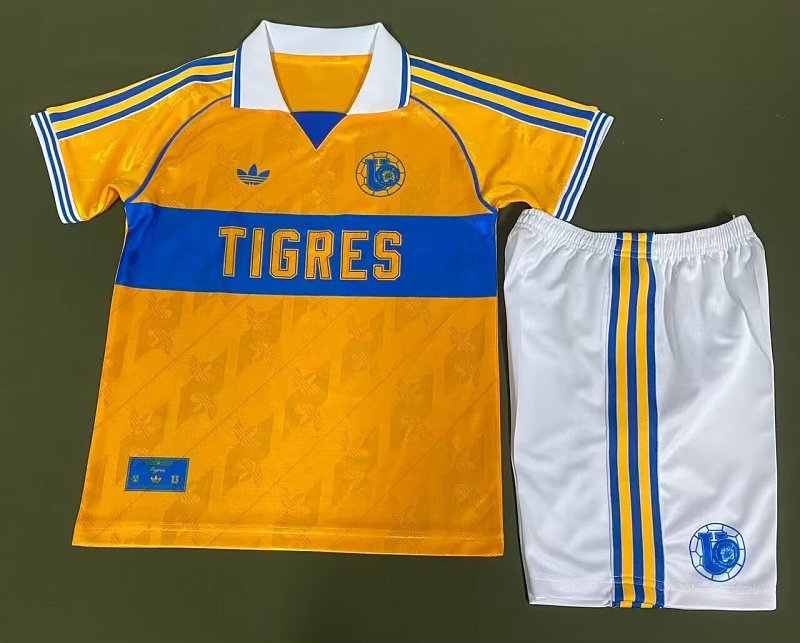25/26 Amarillo Tigres Retro Conmemorativo Niño