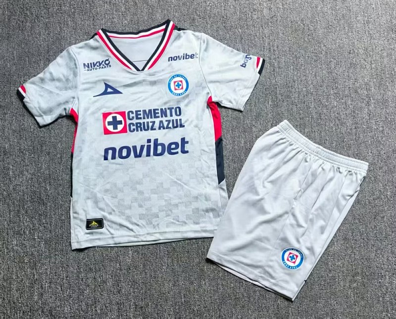 25/26 Cruz Azul Gris Visitante Niño