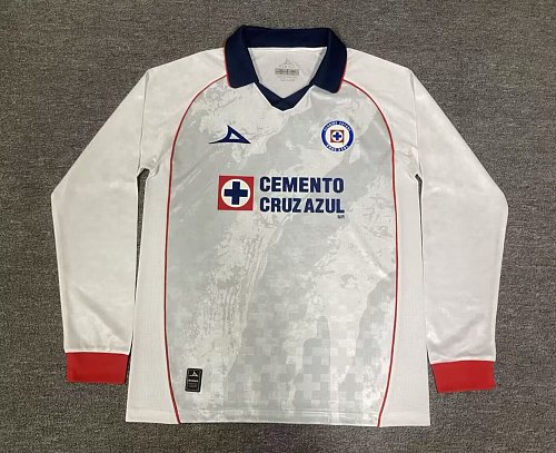 Blanco Cruz Azul Edición Especial Versión Jugador Manga Larga