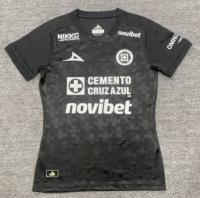 25/26 Cruz Azul Negro Tercer Uniforme Mujer