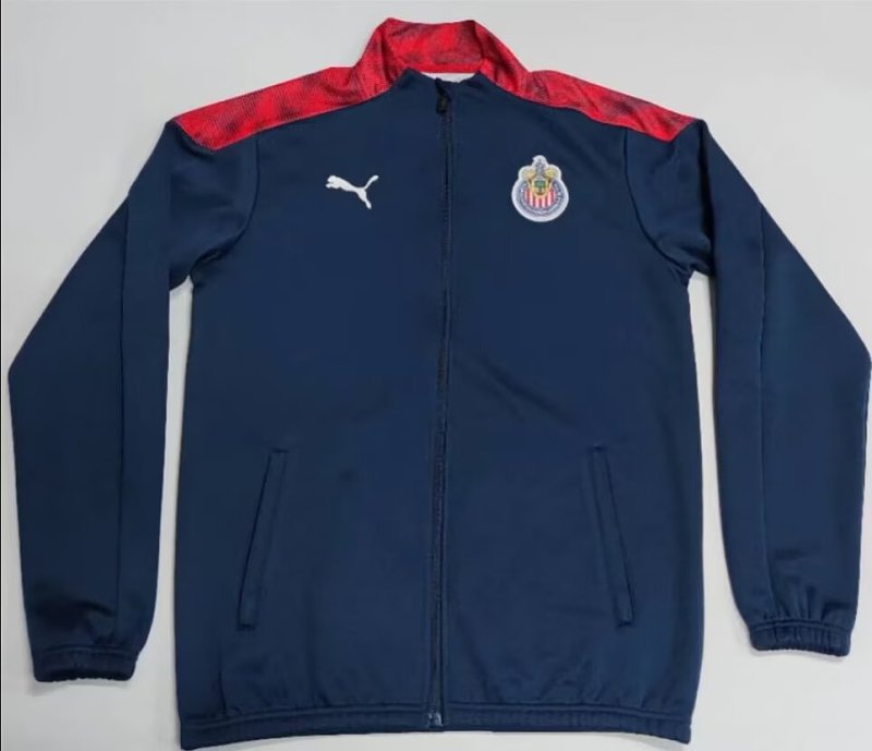 Azul Verde Chivas Chaqueta cierre largo