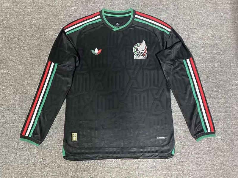 26 México Tercer Uniforme Jugador Manga Larga