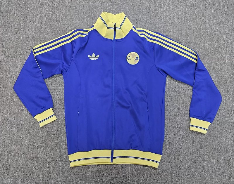 25 Azul América Conjunto Retro cierre largo