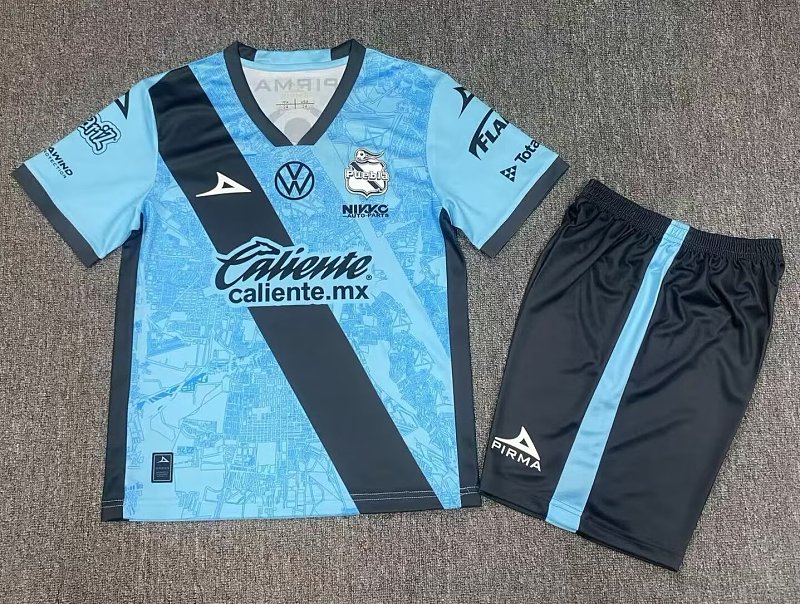 25/26 Celeste Puebla Tercer Uniforme Niño